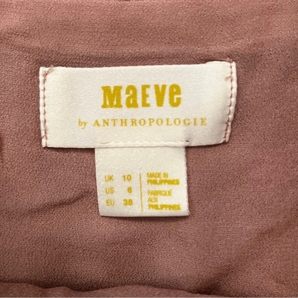 MAEVE ANTHROPOLOGIE Paulina Pleated Midi Skirt Bow Tie at Waist SOLD OUT - Picture 9 of 12